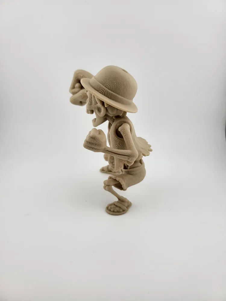 Figura Esqueleto de Luffy de One Piece - Pose de Soco