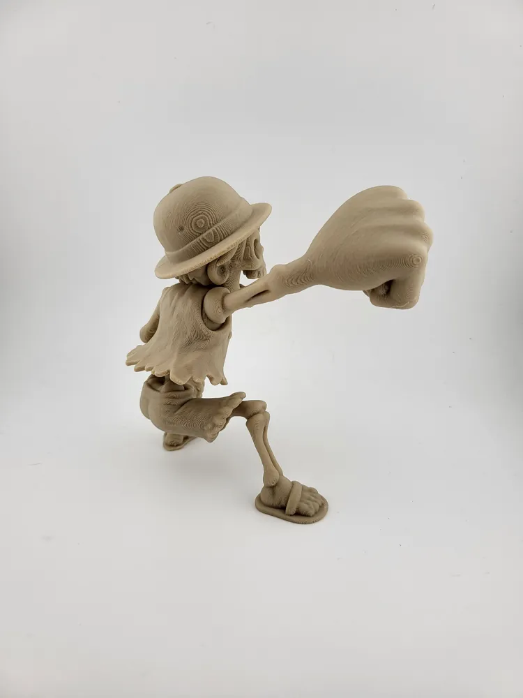 Figura Esqueleto de Luffy de One Piece - Pose de Soco