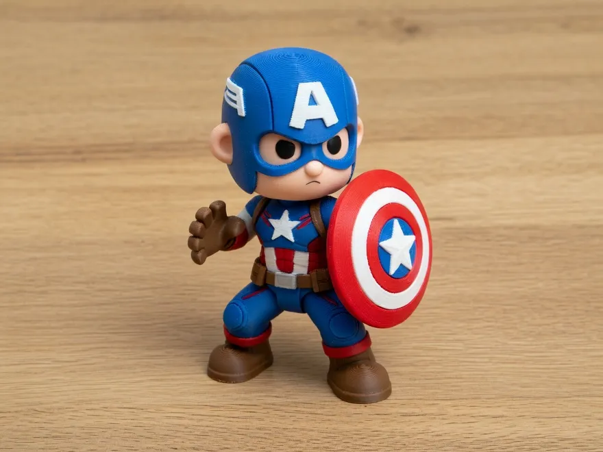 Mini Figura do Capitão América