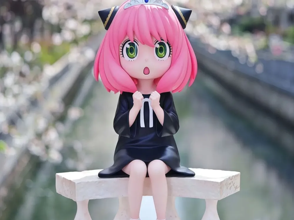 nya Sitting Figure 1 Car Spy x Family Anime Model